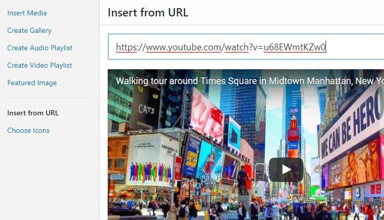 How to insert YouTube video? 3