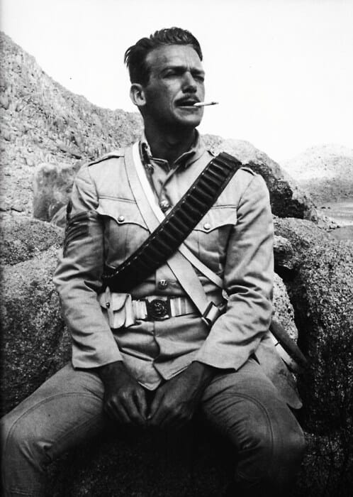 Douglas Fairbanks Jr on the set of Gunga Din