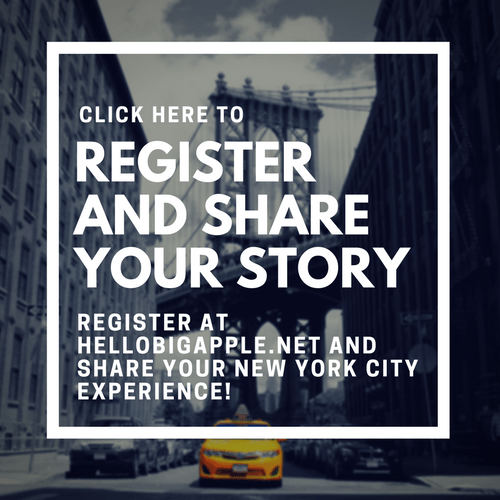 Register at HelloBigApple and Share your Story
