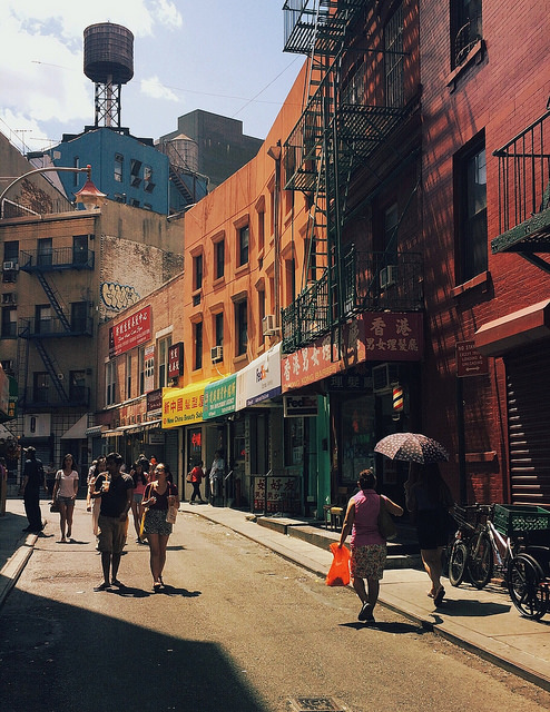 Vibrant New York City Chinatowns (Gallery) 5 Doyers Street - New York City - Chinatown - Summer