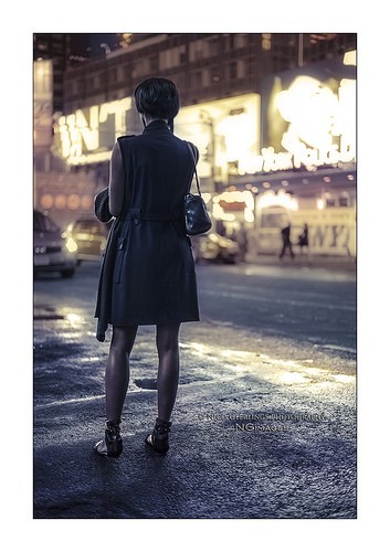 nyc#62 - Waiting (on Times Square)
