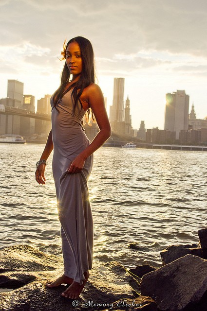 Model: Eseni Ellington, 2012 Miss New York USA contestant