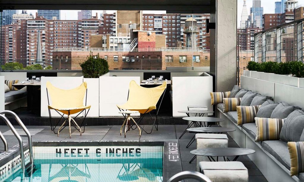 10 Best Rooftop Pools in NYC 3 Best Rooftop Pools in NYC_La Pisicine at Hotel Americano