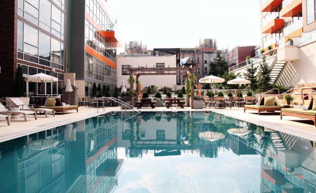 10 Best Rooftop Pools in NYC 5 est Rooftop Pools in NYC_McCarren Hotel and Pool